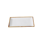 Yanco GL-208 Glory Rectangular Plate 8 1/2"W X 5"D X 3/4"H Dishwasher Safe