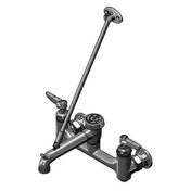 T&S Brass B-0665-CR-BSTRK Service Sink Faucet Wall Mount Mixing Faucet With 8" Adjustable Centers