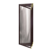 Risch TE-10V 4.25X14-NYLON Deluxe Sewn Nylon Menu Cover (specify Color) 4-1/4" X 14"