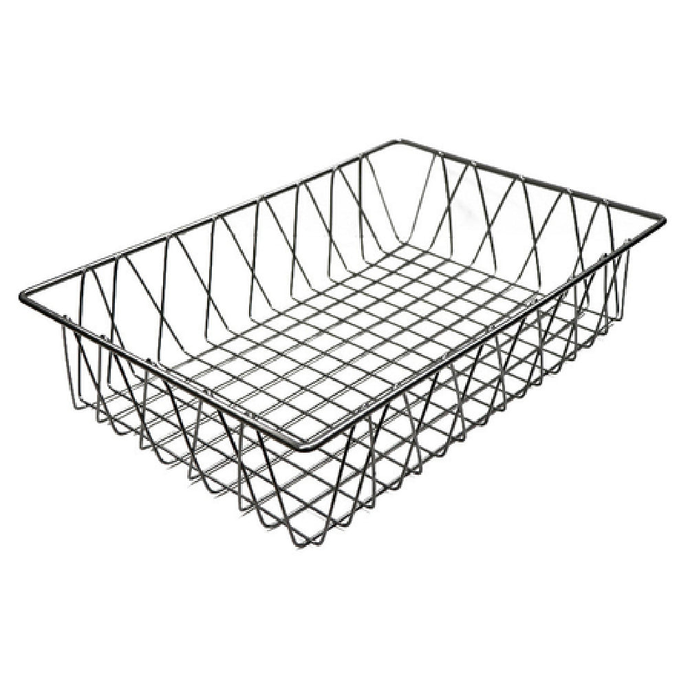 GET Enterprises WB-954-SV Clipper Mill POP™ Pastry Basket 18" X 12" X 4"H Rectangular Wire