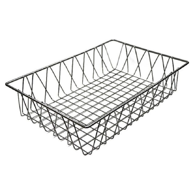 GET Enterprises WB-954-SV Clipper Mill POP™ Pastry Basket 18" X 12" X 4"H Rectangular Wire