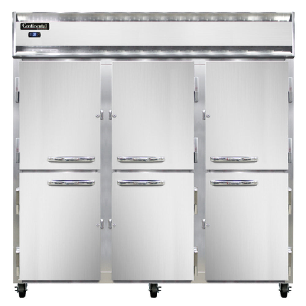 Continental Refrigerator 3RSNSSHD Refrigerator Reach-in Three-section