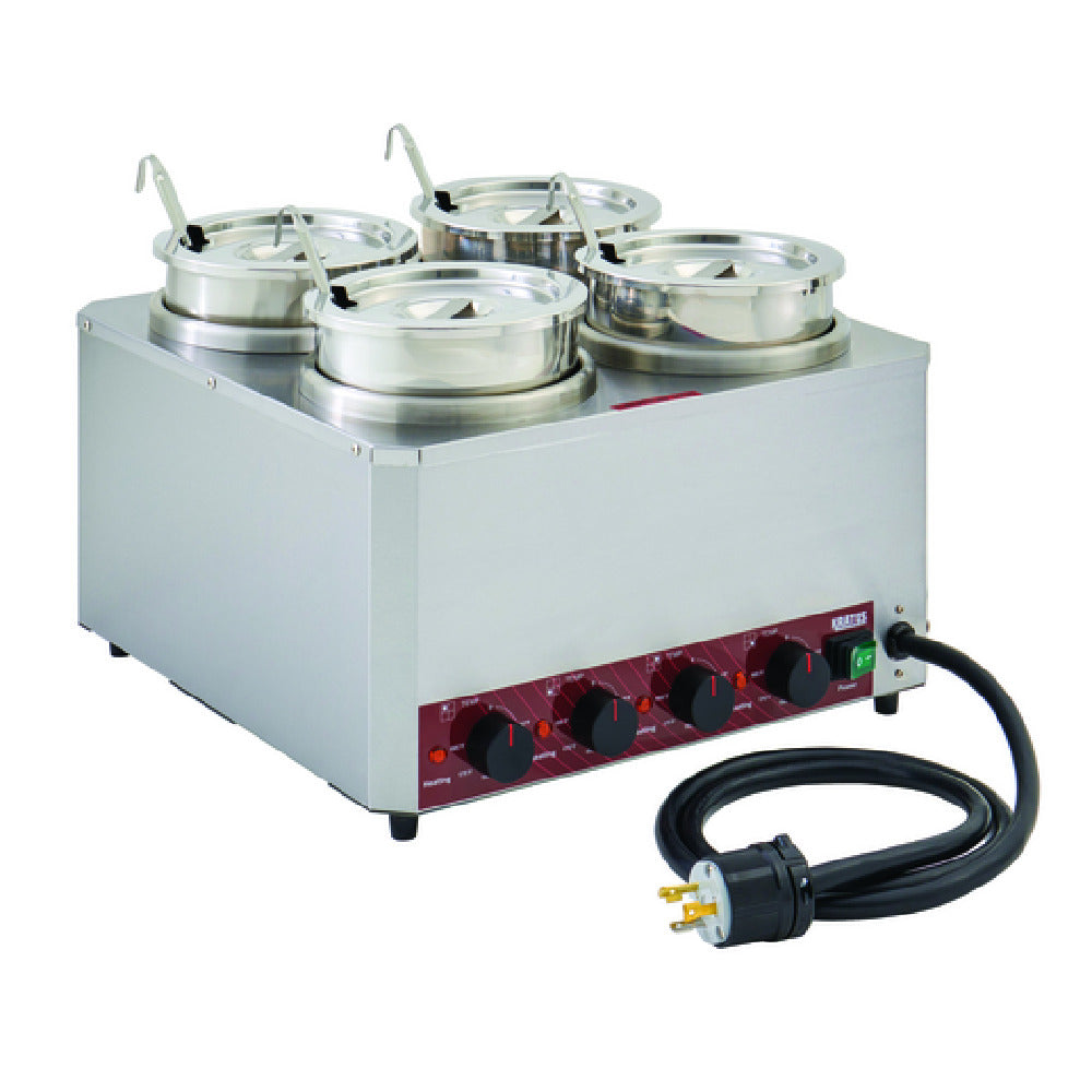 Hubert 60277 - Kratos® 29M-055 Food Warmer, Countertop, 16.3"W X 16.3"D X 12.6"H