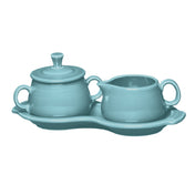 Steelite HL821349 China Sugar Cream Tray Set 9.875"W X 4.75"D X 4.25"H Fiesta Sky