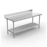 Winholt DTSBB-3060-HKD Work Table 60"W X 30"D X 33-1/2"H 16/304 Stainless Steel Top