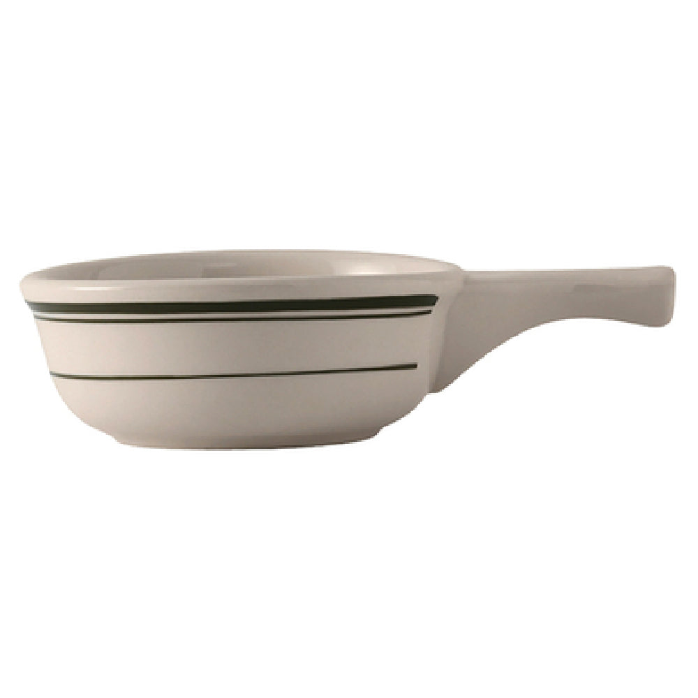 Tuxton TGB-048 French Casserole Dish 10 Oz. 7-3/8" X 4-7/8" X 2" H