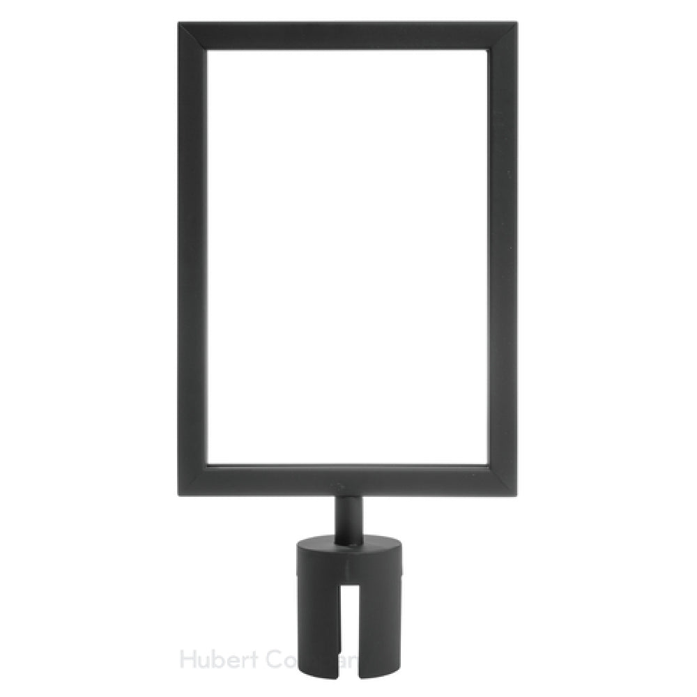 Hubert 62986 - Sign Frame, For Barrier Post #49970,8-1/3"L X 11-3/4"H, Rectangular