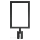 Hubert 62986 - Sign Frame, For Barrier Post #49970,8-1/3"L X 11-3/4"H, Rectangular