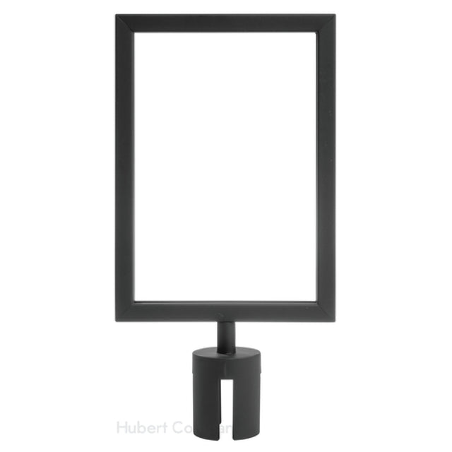 Hubert 62986 - Sign Frame, For Barrier Post #49970,8-1/3"L X 11-3/4"H, Rectangular
