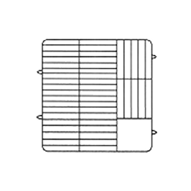 Vollrath PM3807-2-44 Plate Crate® Dishwasher Rack 5" To 6-1/8" Dia. (2) Extenders With Wire Dividers