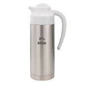 Service Ideas S2SN1002PCTETWHT SteelVac™ Vacuum Creamer 1 Liter (33.8 Oz.) 3-1/2" X 6" X 11-1/2"