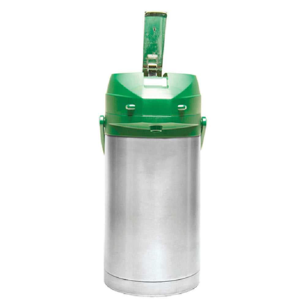 Service Ideas CTAL30GRN Airpot 3 Liter (101.4 Oz.) 6-3/4" X 8-3/4" X 13-1/4" Retention: 4-6 Hours