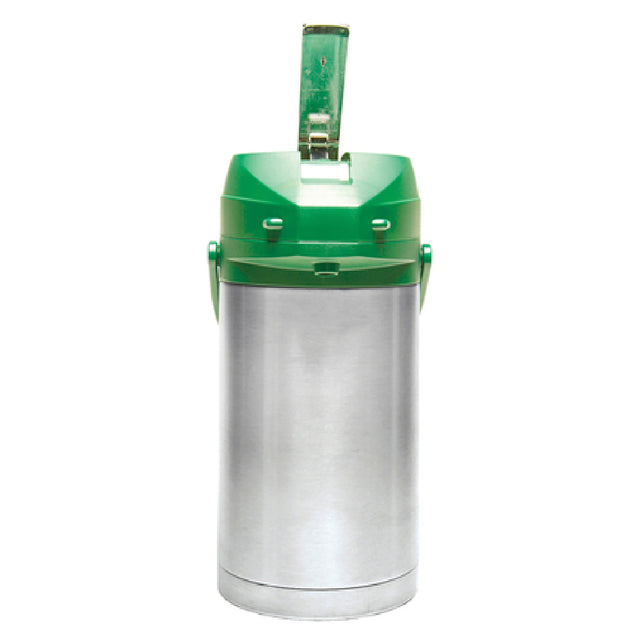 Service Ideas CTAL30GRN Airpot 3 Liter (101.4 Oz.) 6-3/4" X 8-3/4" X 13-1/4" Retention: 4-6 Hours