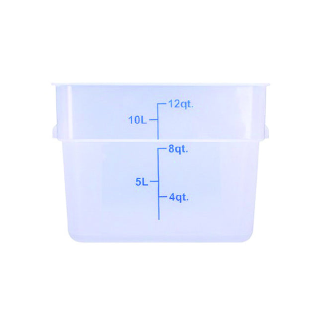 Hubert 49813 - CenPro® Food Storage Container, 10-7/8"W X 10-7/8"D X 8"H, Square