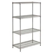 Hubert 49291 - Shelving Unit, Wire, 36"W X 18"D X 72"H