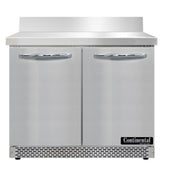 Continental Refrigerator SW36NBS-FB Work Top Refrigerator Front Breather 36"W