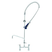 T&S Brass B-0123-A12-B08C EasyInstall Pre-Rinse Unit Deck Mount Base 8" Adjustable Center