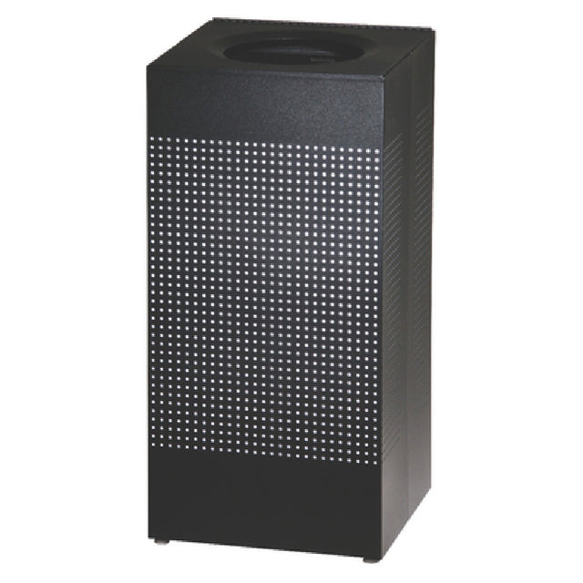 Rubbermaid FGSC14EPLTBK Silhouette Indoor Receptacle 16 Gallon 14-3/4" X 14-3/4" X 30"H