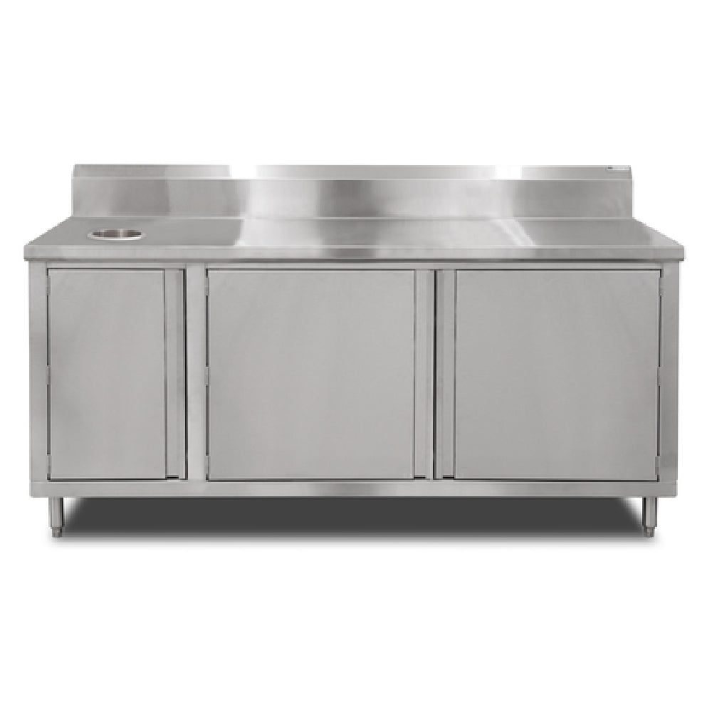 John Boos 4BU4R5-3660-R-X Beverage Unit Cabinet Base With Hinged Doors On Front