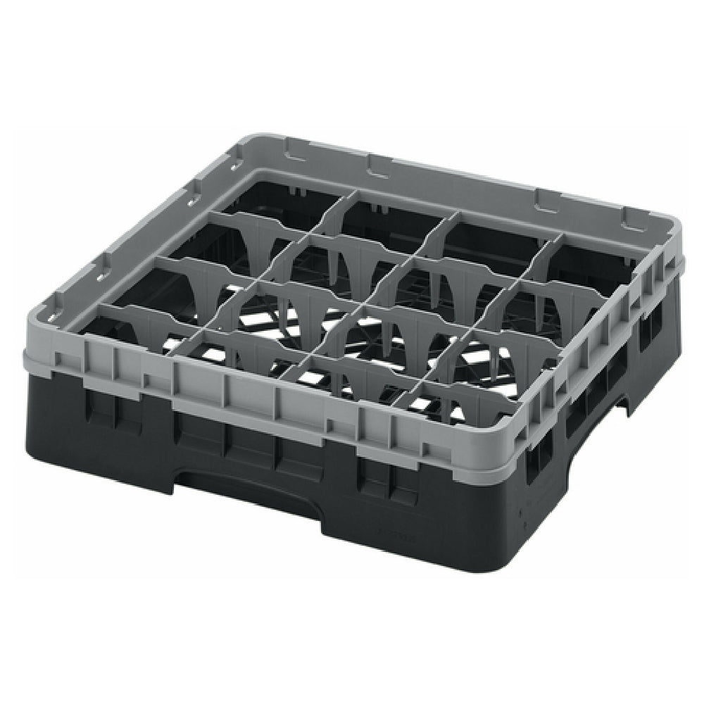 Cambro 16S318110 Camrack® Glass Rack With Soft Gray Extender Full Size