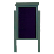 Aarco PLD4226LDPP-4 Message Center 26"W X 42"H Freestanding