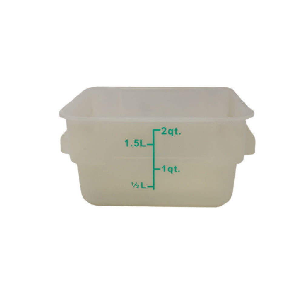 Omcan 80240 (80240) Food Storage Container 2 Quart Square