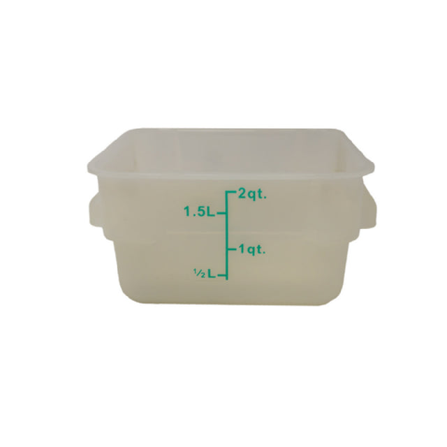 Omcan 80240 (80240) Food Storage Container 2 Quart Square