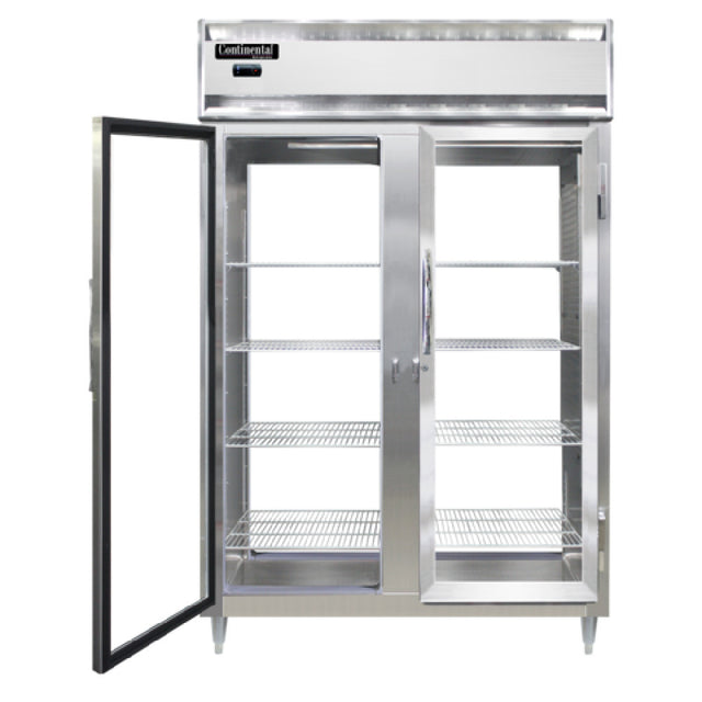 Continental Refrigerator D2RNSAPT-GD-GD Designer Line Refrigerator 50 Cu. Ft. Capacity
