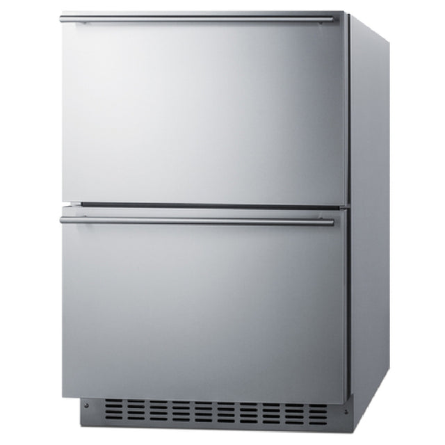 Summit SPRF34D Undercounter Refrigerator-Freezer Built-in Or Freestanding 23"W