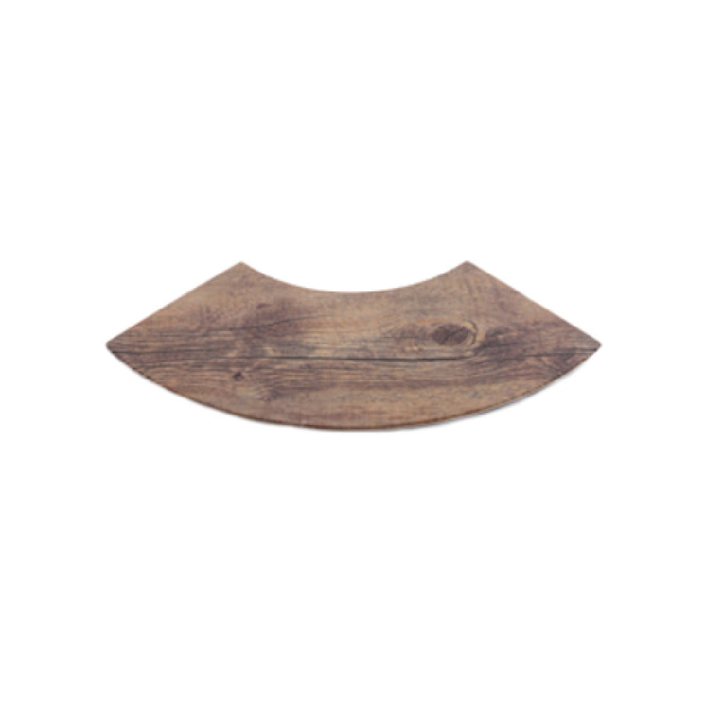 Elite Global Solutions M514QR-DW Melamine Meta Riser 14" X 5" X 5/8" H Quarter Circle