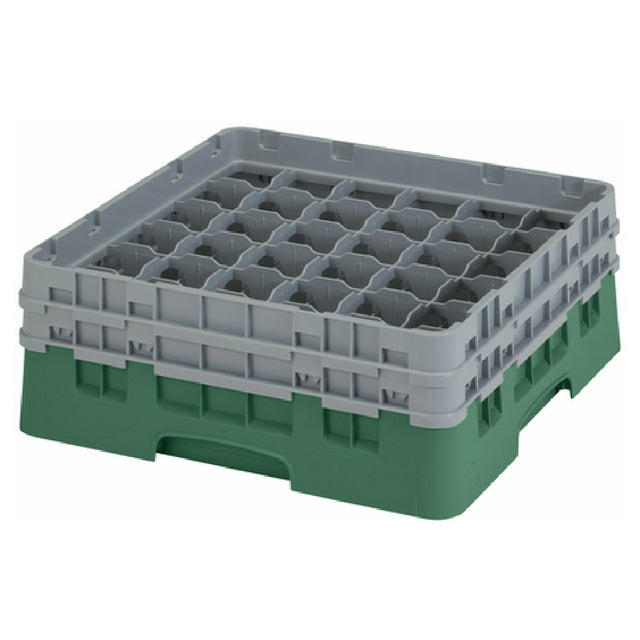 Cambro 36S434119 Camrack® Glass Rack With (2) Soft Gray Extenders Full Size