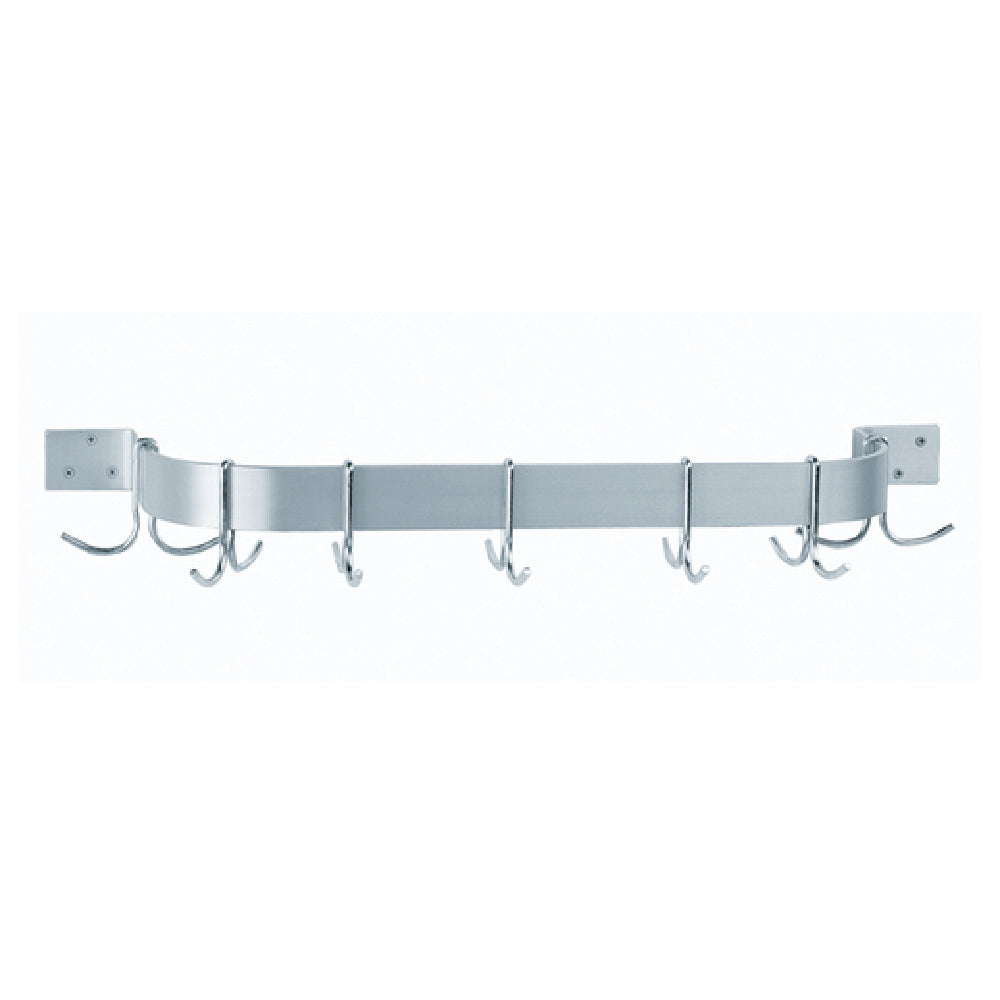 Advance Tabco SW1-72-EC-X Special Value Pot Rack Wall-mounted Single Bar Design