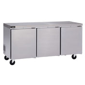 Delfield GUR72BP-S Coolscapes® Worktable Refrigerator Three-section 72" W