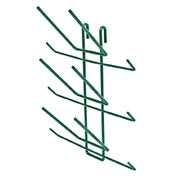 Quantum SG-BR6P Store Grid Bottle Drying Rack (6) Bottle Capacity Green Epoxy Antimicrobial Finish