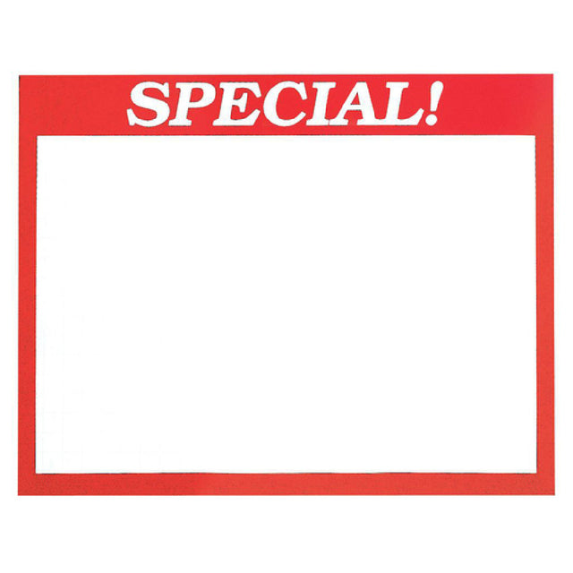 Hubert 25987 - Sign Card, "Special" Imprinted, 11" X 7"