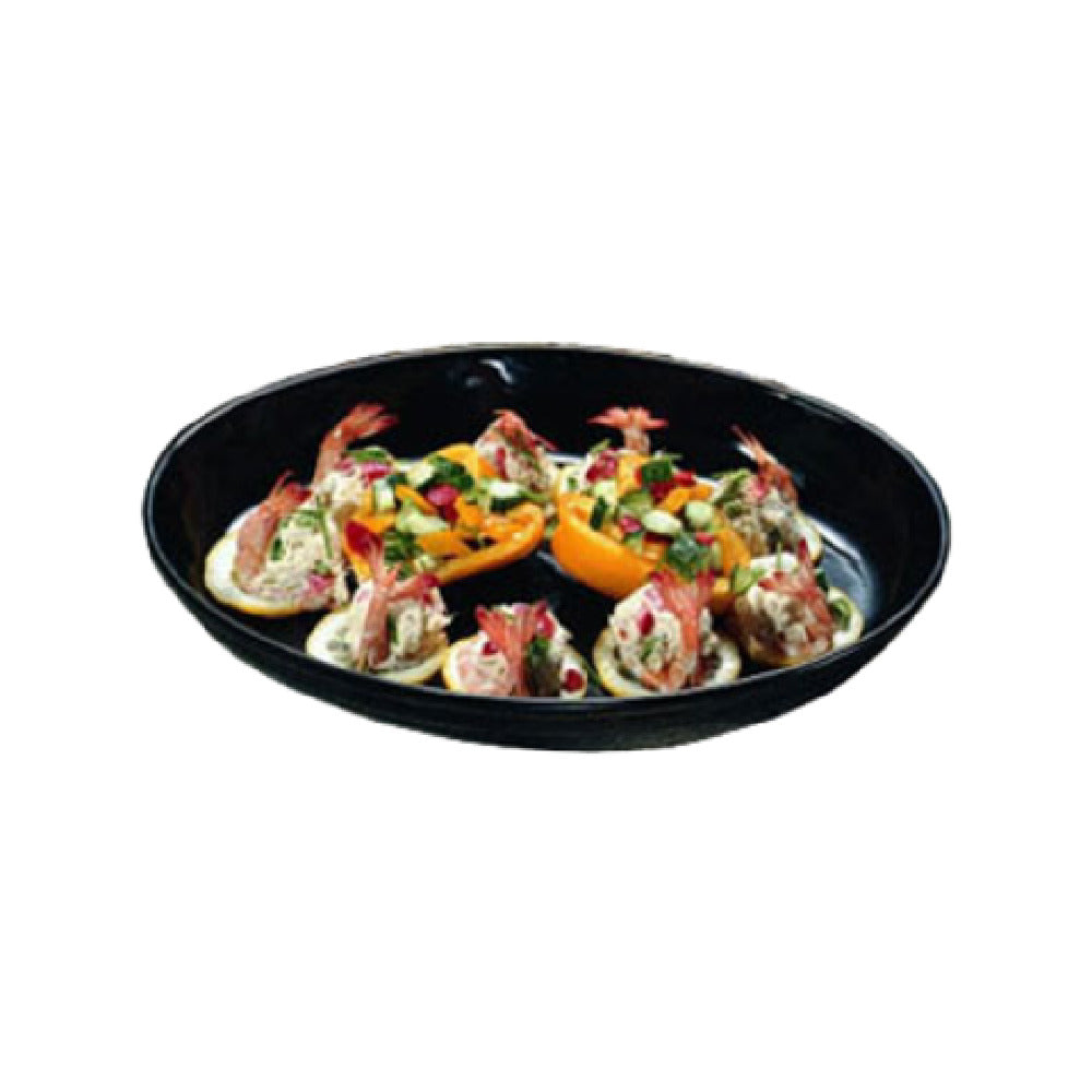Bon Chef 2076DKBLU Coupe Platter 11" X 15" Oval