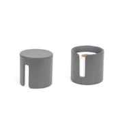 FOH RRH001GYL21 Toilet Paper Holder 5.5"W X 5.5"D X 5"H Round