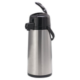 Service Ideas ECALS22SS Eco-Air® Airpot 2.4 Liter (81.1 Oz.) 6" X 8" X 16"