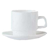 Arc Cardinal 25269 Arcoroc Restaurant White Cup 7.5 Oz (L:4.0'' X W:3.0'') Fluorosilicate Opal Glass