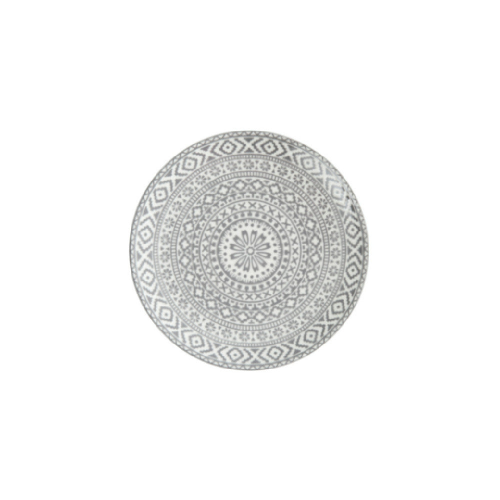 Fortessa TC.5102.DV.02 Casablanca Gray Coupe Plate 8" (20cm) Dishwasher Safe