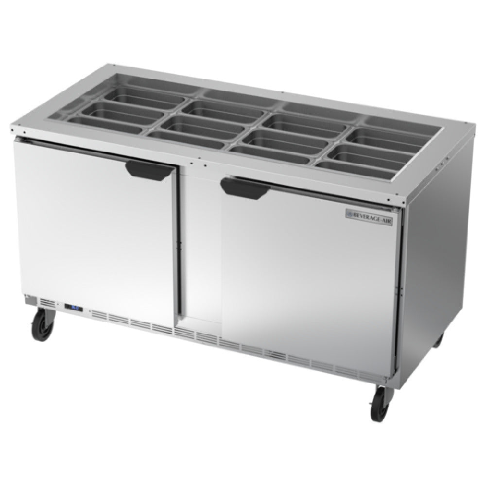 Beverage Air SPE60HC-S Salad Top Refrigerated Counter Two-section 60"W