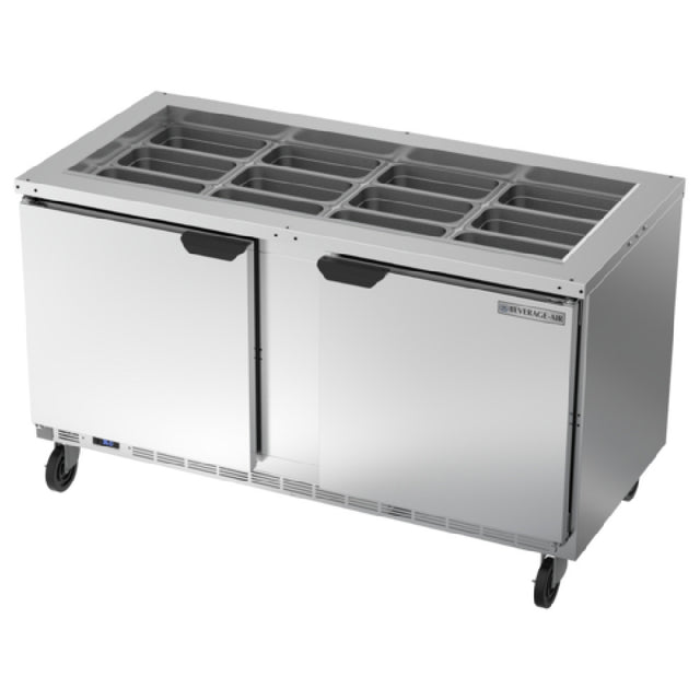 Beverage Air SPE60HC-S Salad Top Refrigerated Counter Two-section 60"W