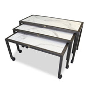 Forbes Industries 7405HD Claremont Three Nesting Tables (Executive-Heavy Duty)