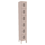SPG 4K0090 - Kelmax Locker, 12"W X 12"D X 78"H, Six Tier