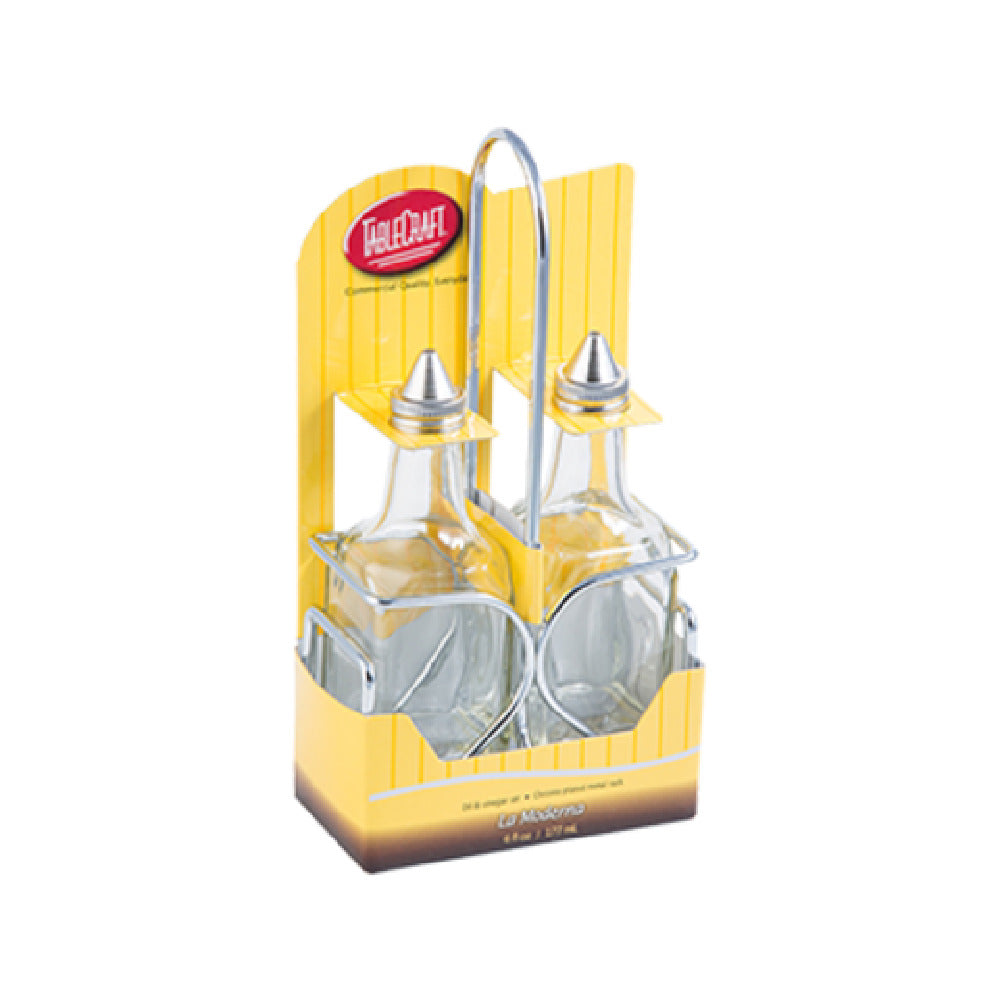 Tablecraft H600N2 Cash & Carry Oil & Vinegar Dispenser Set (2) 600 (1) 600R2 (must Be Purchased In Multiples Of 6 Sets)
