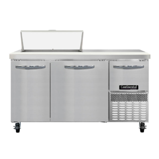 Continental Refrigerator RA60SN8 Refrigerated Base Shallow Depth Sandwich Unit