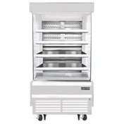 Everest Refrigeration EOMV-36-W-35-T Vertical Open Display Merchandiser 37-1/4"W X 34-1/4"D X 78"H