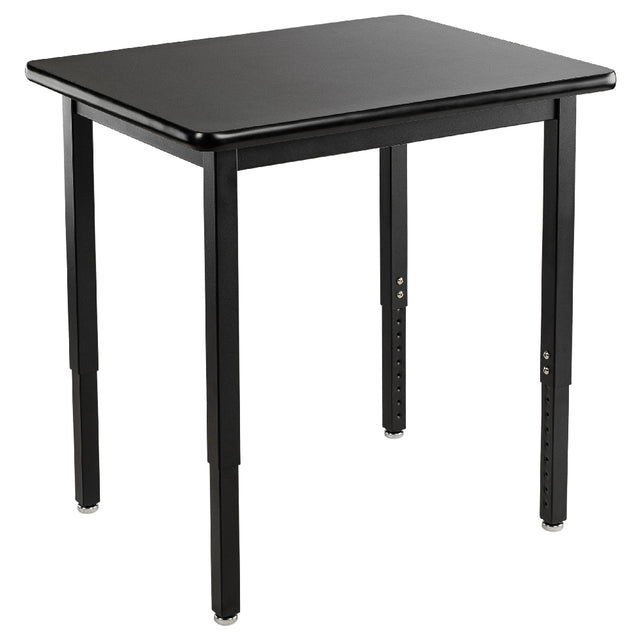 National Public Seating HDTX-2424 NPS® Heavy Duty Steel Table 24" X 24" 16-gauge Channel Frame