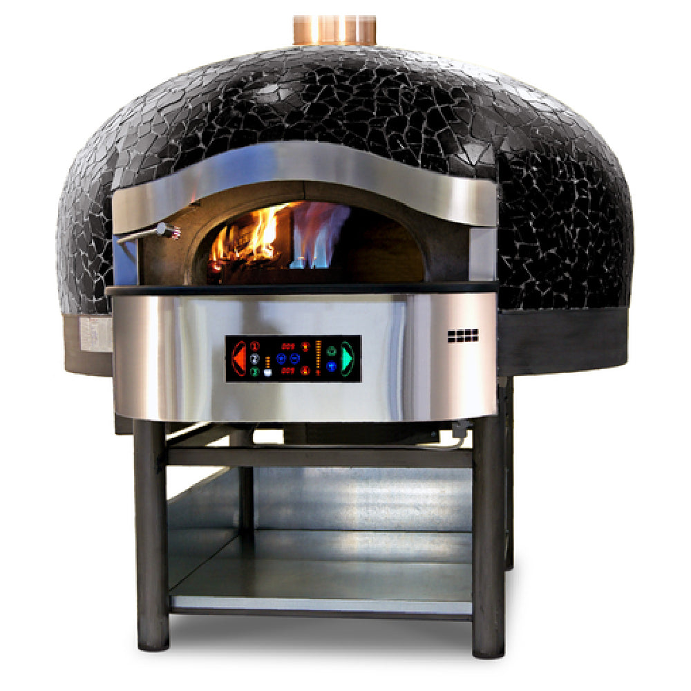 Rosito Bisani FGR110-CM Morello Forni Rotary Pizza Oven Gas 43" Inside Cooking Diameter