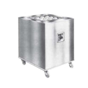 Piper Products AC-STH-1020 - Heated Cup & Glass Dispenser, Cabinet Style, Enclosed Base